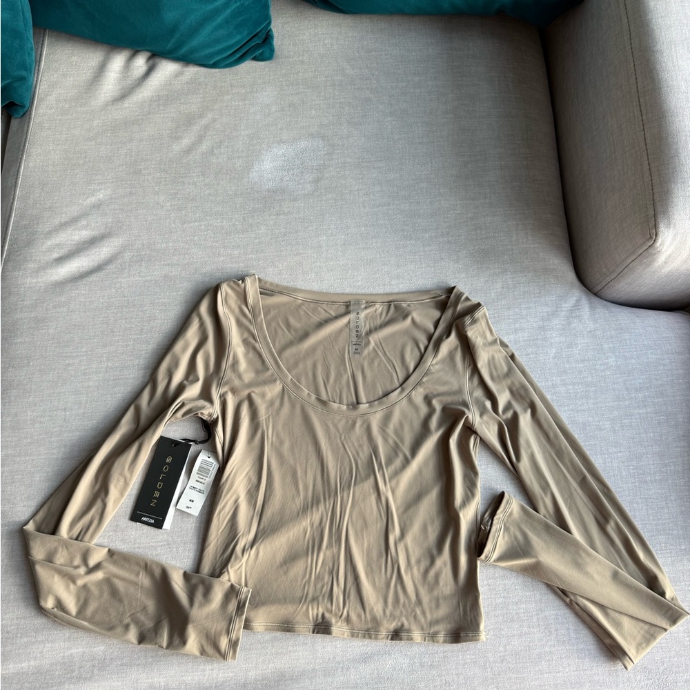 Aritzia Golden AirButter Inhale Longsleeve nomad taupe